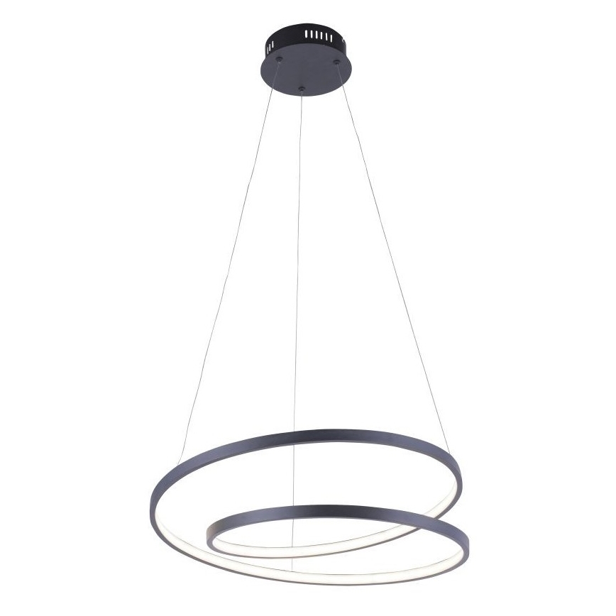 Paul Neuhaus 2472-18 - LED Prigušivi luster na sajli ROMAN LED/30W/230V crna