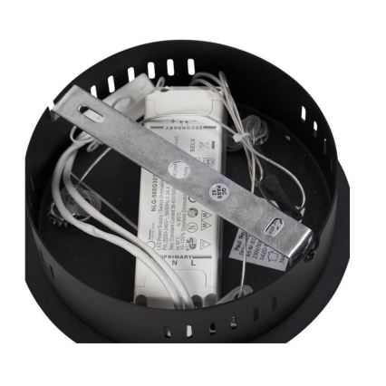 Paul Neuhaus 2472-18 - LED Prigušivi luster na sajli ROMAN LED/30W/230V crna