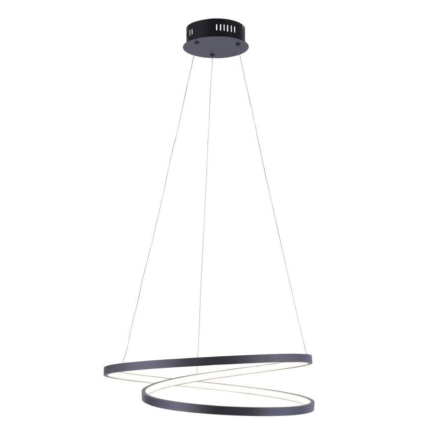 Paul Neuhaus 2472-18 - LED Prigušivi luster na sajli ROMAN LED/30W/230V crna