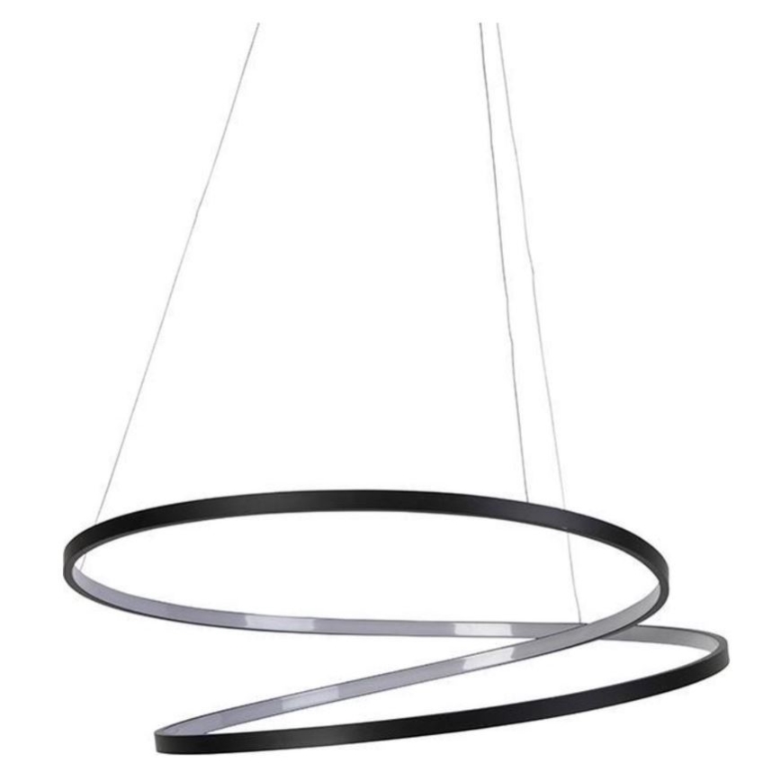 Paul Neuhaus 2474-18 - LED Prigušivi luster na sajli ROMAN LED/40W/230V crna
