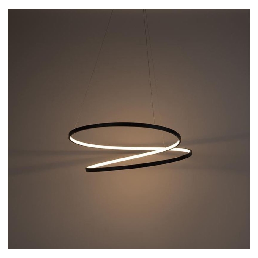 Paul Neuhaus 2474-18 - LED Prigušivi luster na sajli ROMAN LED/40W/230V crna