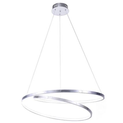 Paul Neuhaus 2474-21 - LED Prigušivi luster na sajli ROMAN LED/40W/230V sjajni krom
