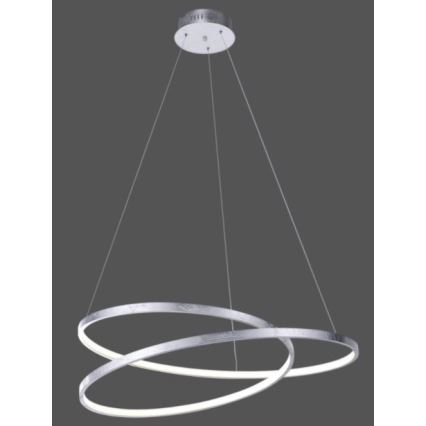 Paul Neuhaus 2474-21 - LED Prigušivi luster na sajli ROMAN LED/40W/230V sjajni krom