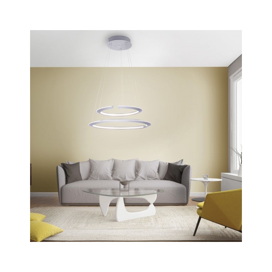Paul Neuhaus 2491-55 - LED Prigušivi luster na sajli ALESSA 2xLED/26W/230V + DU