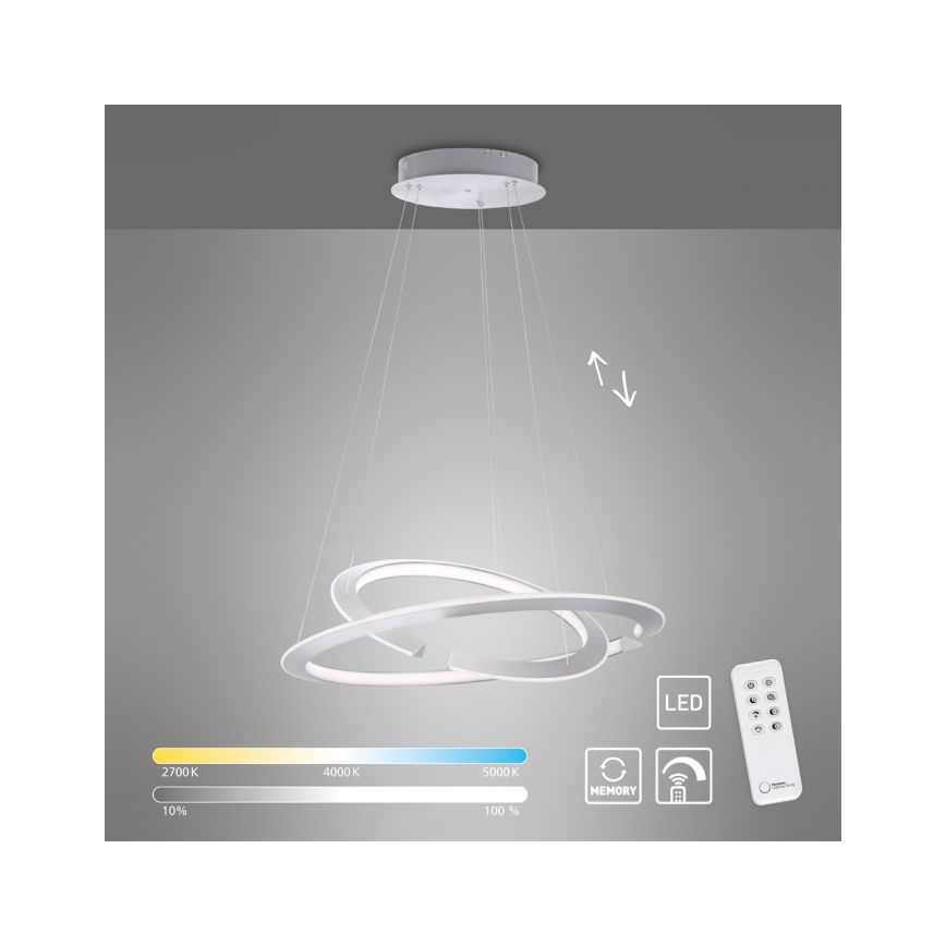 Paul Neuhaus 2491-55 - LED Prigušivi luster na sajli ALESSA 2xLED/26W/230V + DU