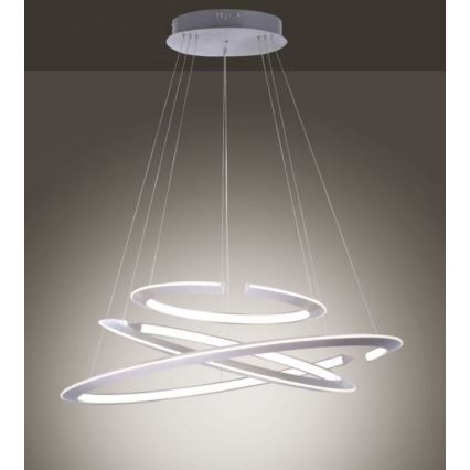 Paul Neuhaus 2493-55 - LED prigušivač luster na užetu ALESSA 3xLED/38W/230V + daljinski upravljač