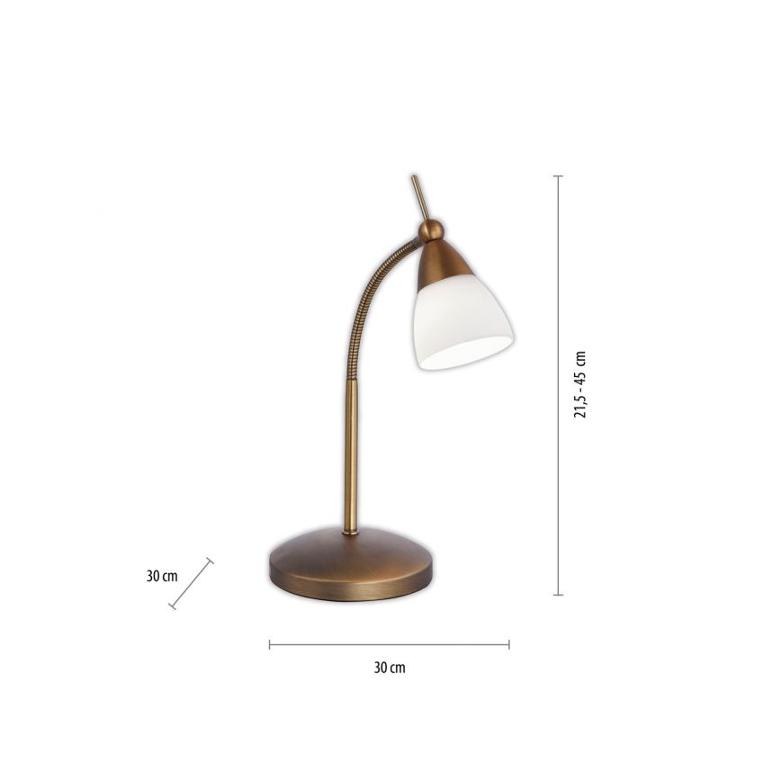 Paul Neuhaus 4001-11 - LED Prigušiva stolna lampa na dodir PINO 1xG9/3W/230V bakar
