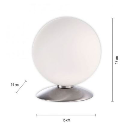 Paul Neuhaus 4013-55 - LED Prigušiva stolna lampa na dodir BUBBA 1xG9/3W/230V mat krom