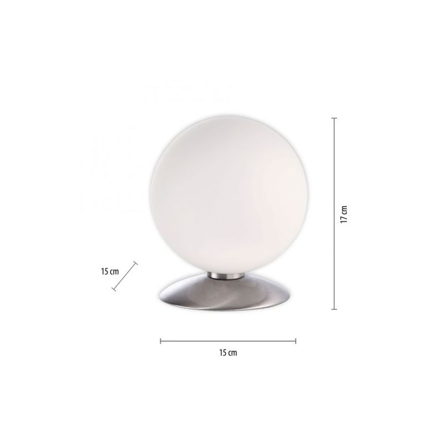 Paul Neuhaus 4013-55 - LED Prigušiva stolna lampa na dodir BUBBA 1xG9/3W/230V mat krom