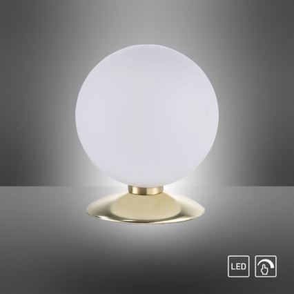 Paul Neuhaus 4013-60 - LED Prigušiva stolna lampa na dodir BUBBA 1xG9/3W/230V zlatna