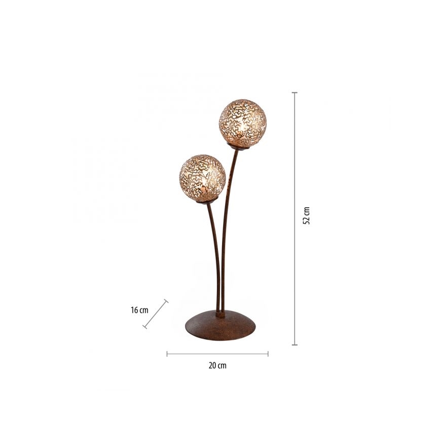Paul Neuhaus 4032-48 - Stolna lampa GRETA 2xG9/40W/230V