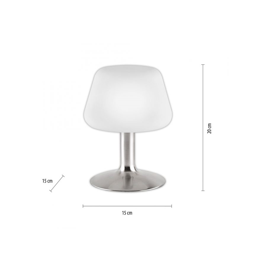 Paul Neuhaus 4078-55 - LED Prigušiva stolna lampa na dodir TILL 1xG9/3W/230V mat krom