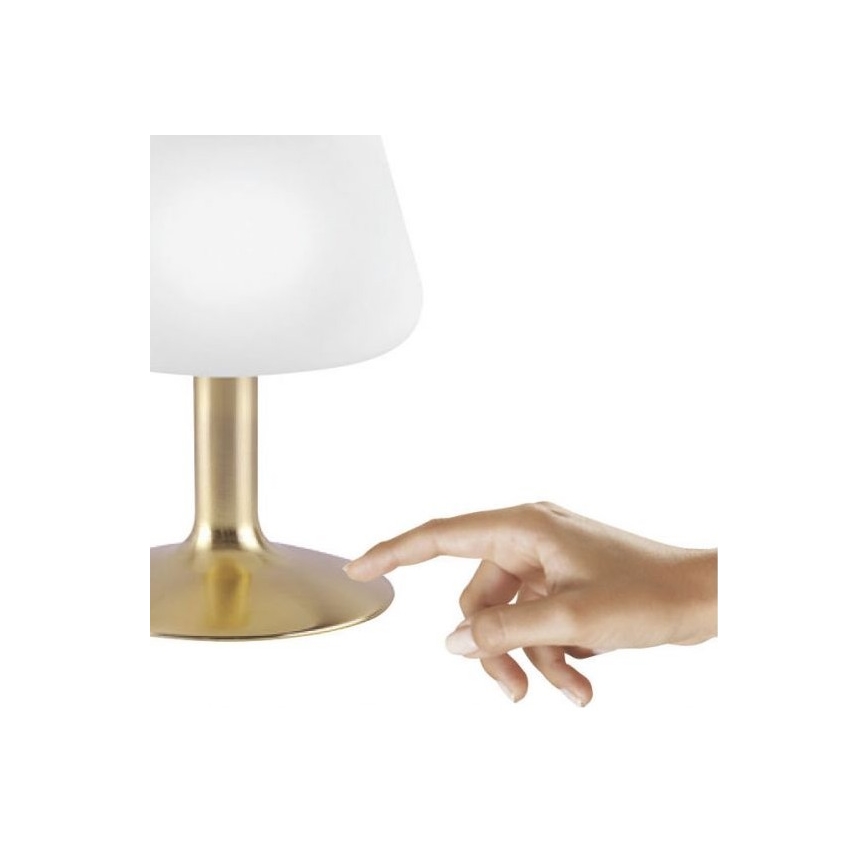 Paul Neuhaus 4078-60 - LED Prigušiva stolna lampa na dodir TILL 1xG9/3W/230V mesing
