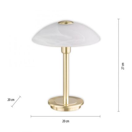 Paul Neuhaus 4235-60 - Prigušiva stolna lampa na dodir ENOVA 1xG9/28W/230V