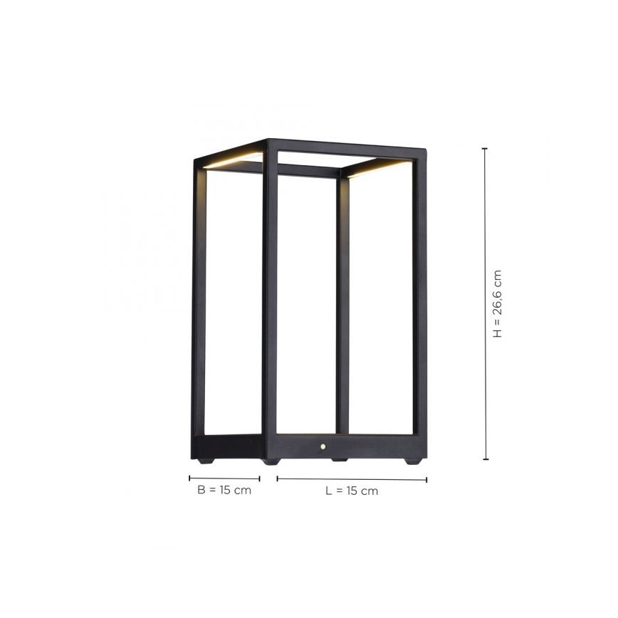 Paul Neuhaus 4401-18 - LED Prigušiva stolna lampa CONTURA 2xLED/2,2W/230V