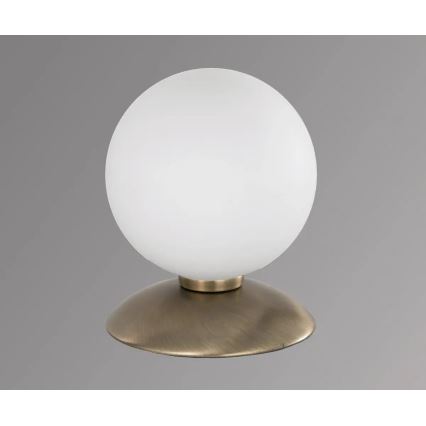 Paul Neuhaus 4437-11 - LED Prigušiva stolna lampa na dodir BUBBA 1xG9/28W/230V mesing