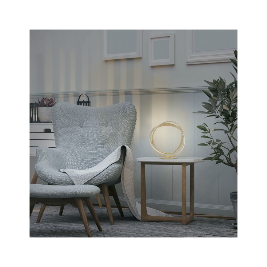 Paul Neuhaus 4531-12 - LED Prigušiva stolna lampa MELINDA LED/18W/230V zlatna