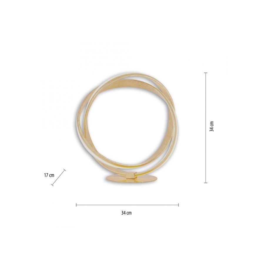 Paul Neuhaus 4531-12 - LED Prigušiva stolna lampa MELINDA LED/18W/230V zlatna