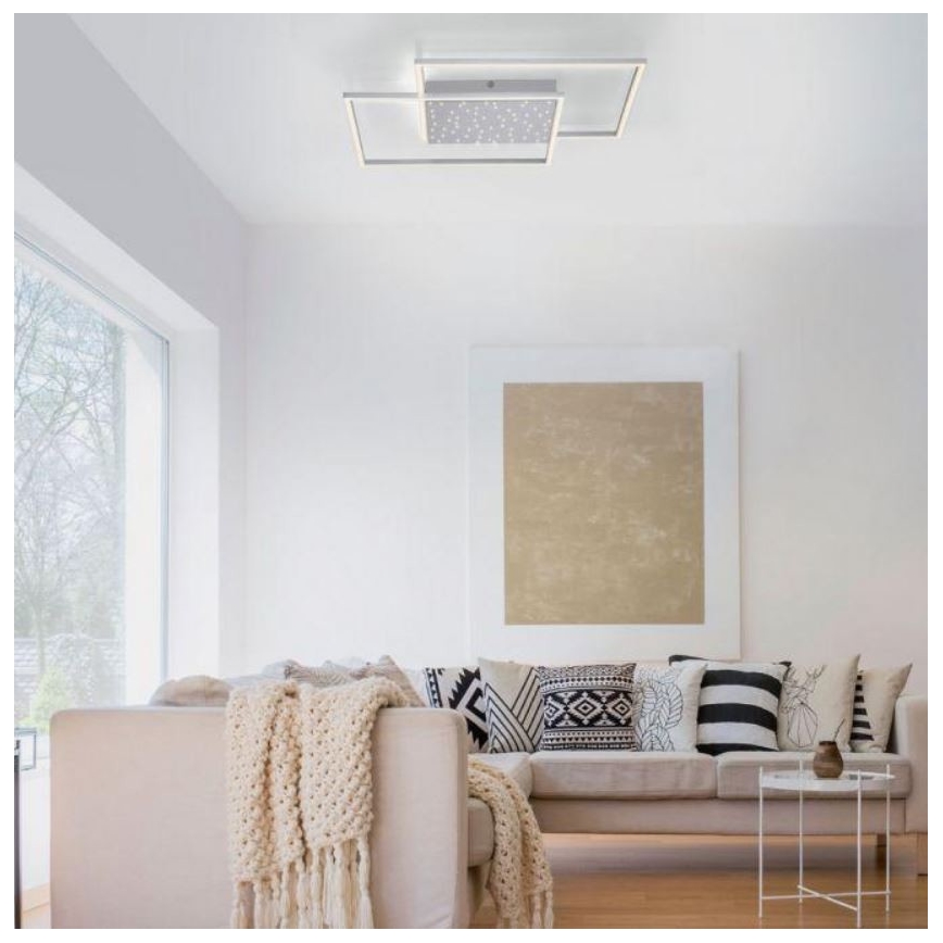 Paul Neuhaus 6024-55 - LED Prigušivi ugradbeni luster YUKI LED/49W/230V + daljinski upravljač