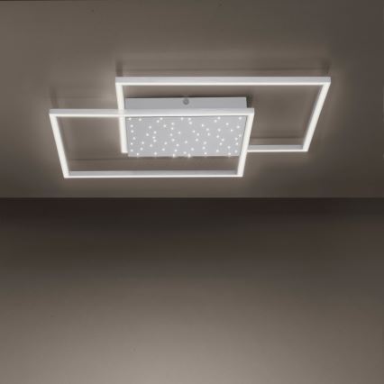 Paul Neuhaus 6024-55 - LED Prigušivi ugradbeni luster YUKI LED/49W/230V + daljinski upravljač