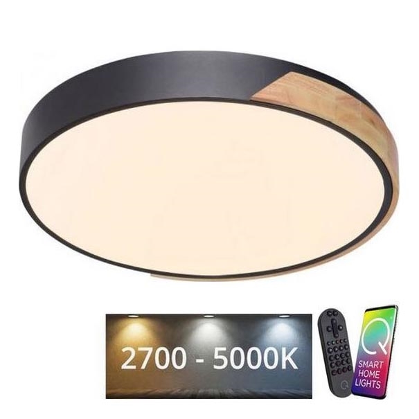 Paul Neuhaus 6071-18 - LED Prigušiva stropna svjetiljka Q-PIATO LED/35W/230V pr. 51 cm 2700-5000K Wi-Fi + daljinski upravljač