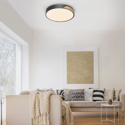 Paul Neuhaus 6071-18 - LED Prigušiva stropna svjetiljka Q-PIATO LED/35W/230V pr. 51 cm 2700-5000K Wi-Fi + daljinski upravljač