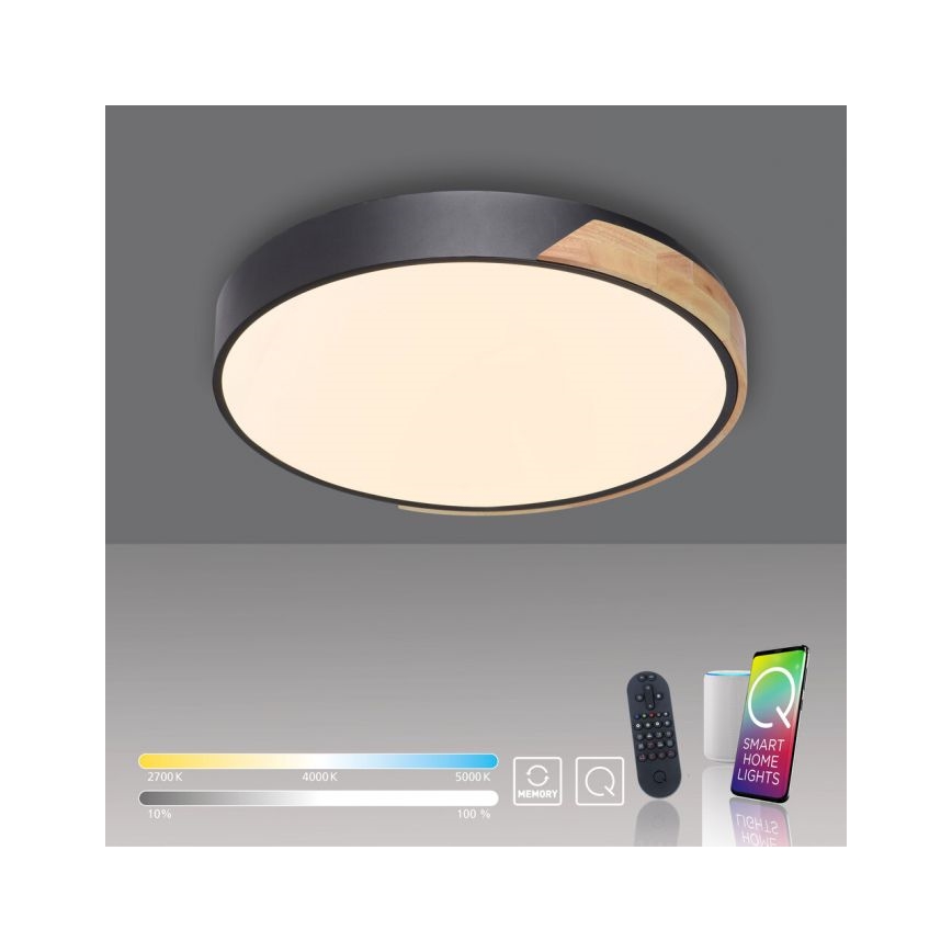 Paul Neuhaus 6071-18 - LED Prigušiva stropna svjetiljka Q-PIATO LED/35W/230V pr. 51 cm 2700-5000K Wi-Fi + daljinski upravljač