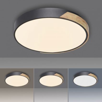 Paul Neuhaus 6071-18 - LED Prigušiva stropna svjetiljka Q-PIATO LED/35W/230V pr. 51 cm 2700-5000K Wi-Fi + daljinski upravljač