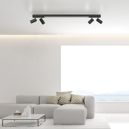 Paul Neuhaus 6121-13 - LED Prigušiva reflektorska svjetiljka PURE 4xLED/4W/230V + LED/9W 2700-5000K + daljinski upravljač