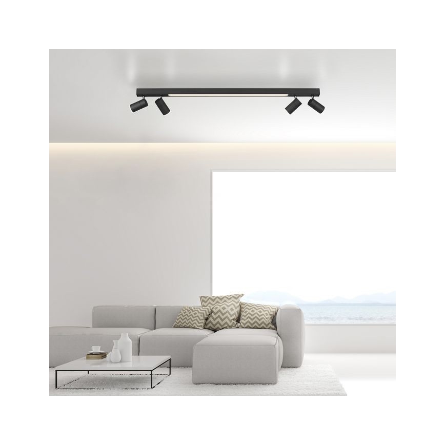 Paul Neuhaus 6121-13 - LED Prigušiva reflektorska svjetiljka PURE 4xLED/4W/230V + LED/9W 2700-5000K + daljinski upravljač