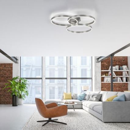Paul Neuhaus 6233-55 - LED Prigušiva stropna svjetiljka PAAN LED/45,5W/230V 2700-5000K + daljinski upravljač
