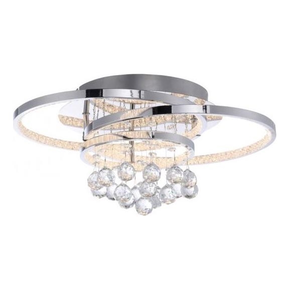 Paul Neuhaus 6267-17 - LED Prigušiva stropna svjetiljka ROTAZO LED/32W/230V pr. 45 cm sjajni krom