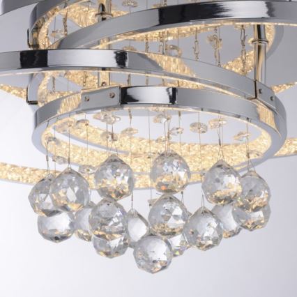Paul Neuhaus 6267-17 - LED Prigušiva stropna svjetiljka ROTAZO LED/32W/230V pr. 45 cm sjajni krom