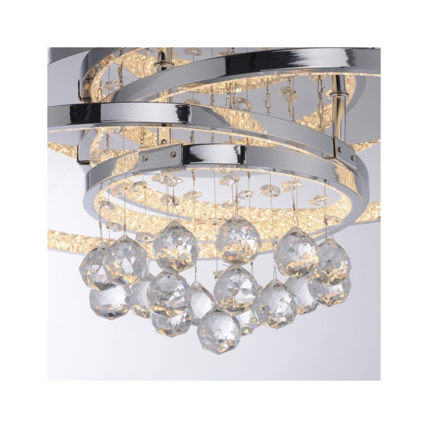 Paul Neuhaus 6267-17 - LED Prigušiva stropna svjetiljka ROTAZO LED/32W/230V pr. 45 cm sjajni krom