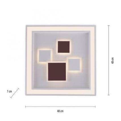 Paul Neuhaus 6283-16 - LED Prigušiva stropna svjetiljka ELIZA LED/30W/230V + LED/18,5W