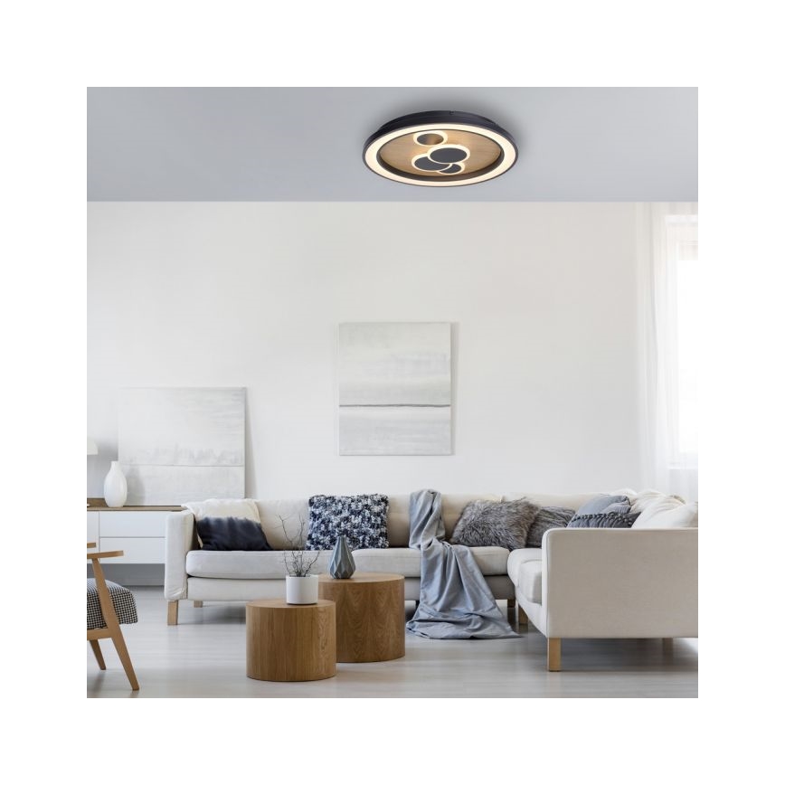 Paul Neuhaus 6284-79 - LED Stropna svjetiljka ELIZA LED/55,5W/230V pr. 60 cm hrast