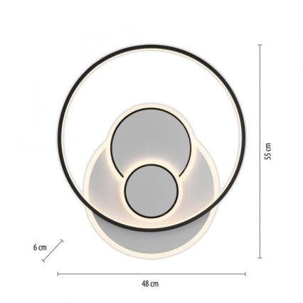 Paul Neuhaus 6392-16 - LED Stropna svjetiljka MAILAK LED/27W/230V