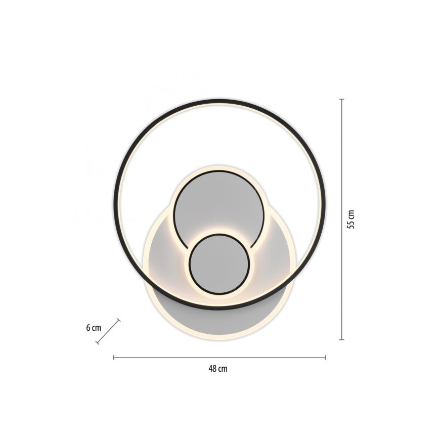 Paul Neuhaus 6392-16 - LED Stropna svjetiljka MAILAK LED/27W/230V