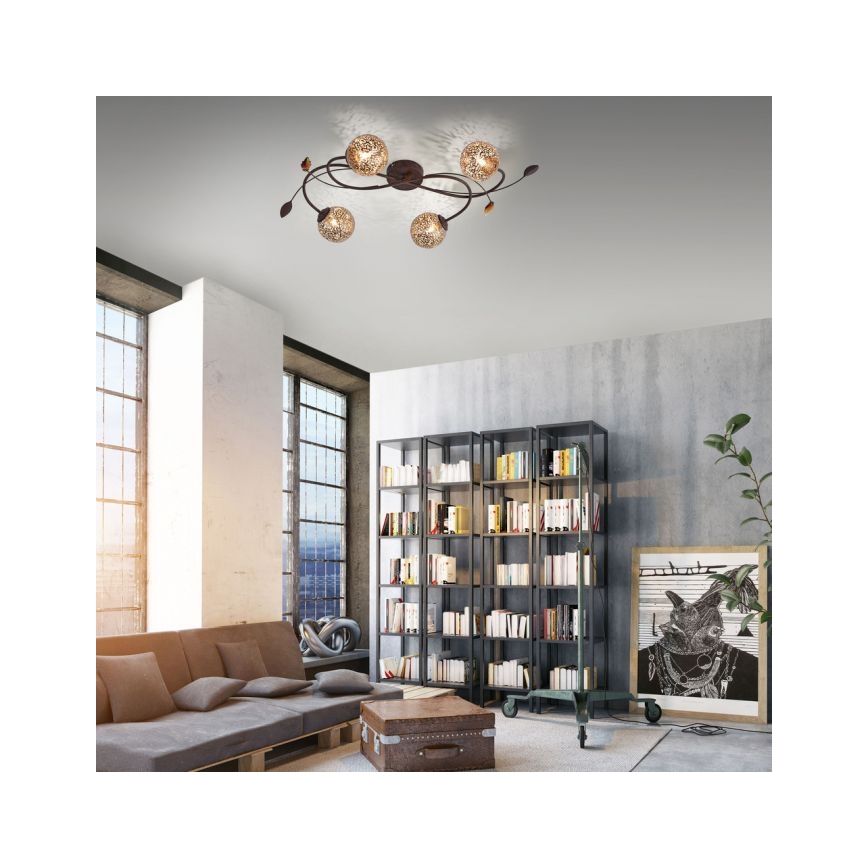 Paul Neuhaus 6395-48 - Nadgradni luster GRETA 4xG9/40W/230V