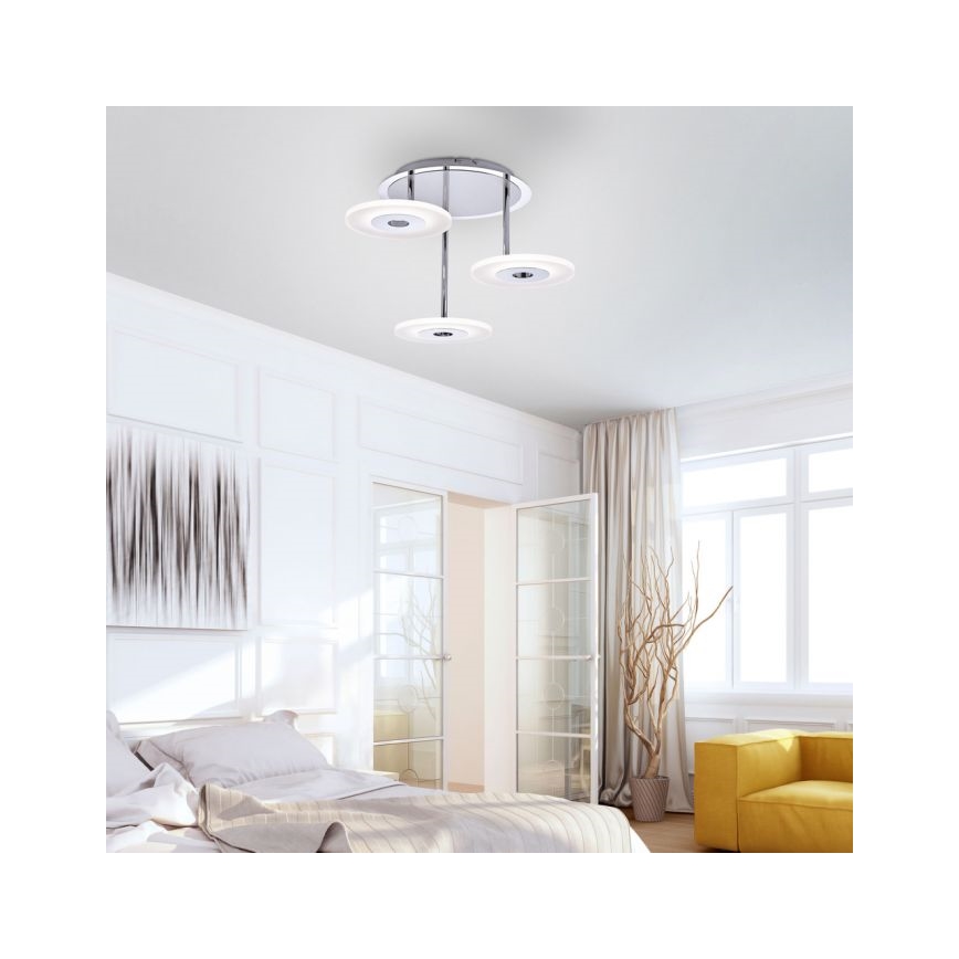 Paul Neuhaus 6446-55 - LED Prigušivi ugradbeni luster ADALI 3xLED/13W/230V