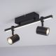 Paul Neuhaus 6524-18 - LED Reflektorska svjetiljka BARIK 2xGU10/4,5W/230V + LED/5W