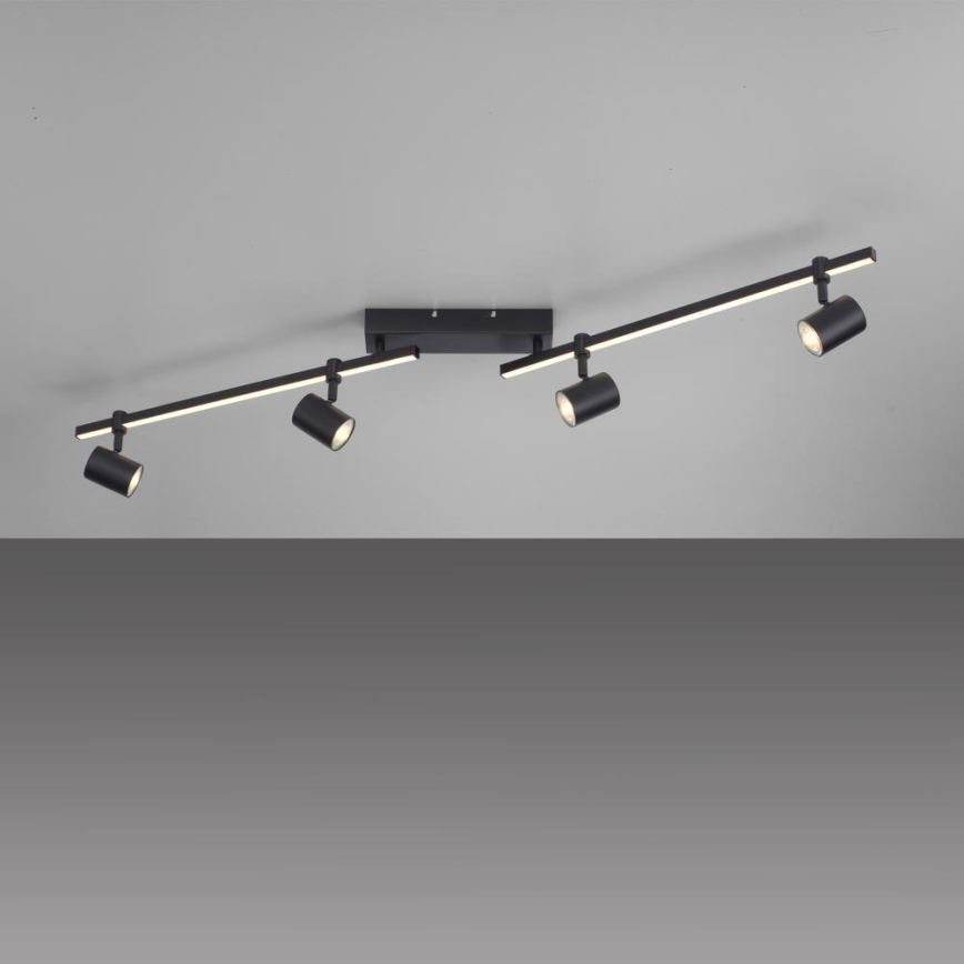 Paul Neuhaus 6525-18 - LED Reflektorska svjetiljka BARIK 4xGU10/4,5W/230V + LED/10W