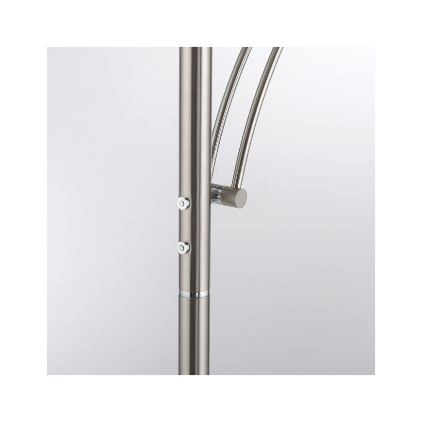 Paul Neuhaus 655-55 - LED podna svjetiljka ALFRED s prigušivanjem LED/28W+LED/4W/230V sjajni krom