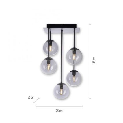 Paul Neuhaus 6719-18 - LED Viseći luster WIDOW 5xG9/3W/230V