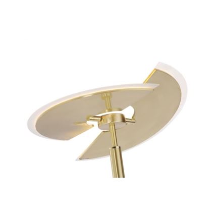 Paul Neuhaus 673-60 - LED prigušivačka podna svjetiljka ARTUR 2xLED/21W/230V+LED/6W zlatna