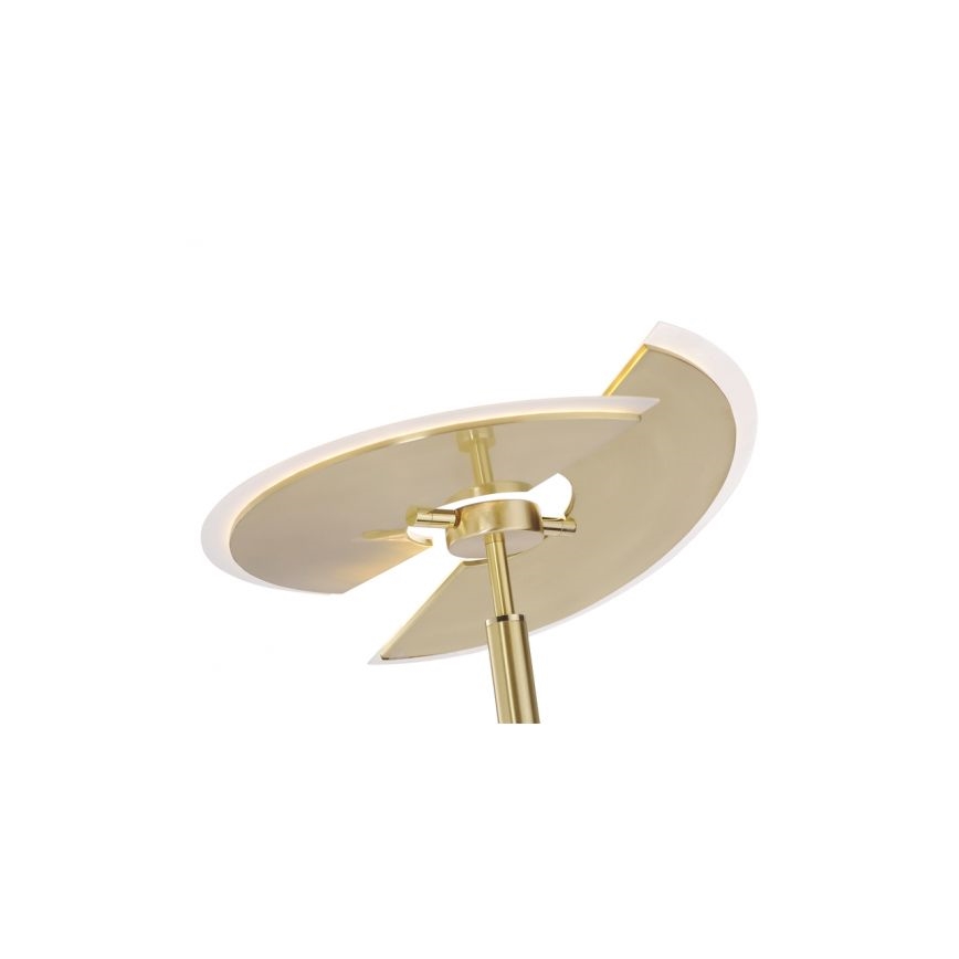 Paul Neuhaus 673-60 - LED Prigušiva podna lampa ARTUR 2xLED/21W/230V+1xLED/6W zlatna