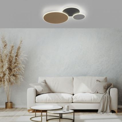 Paul Neuhaus 8007-70 - LED Prigušiva stropna svjetiljka Q-PIATO LED/35W/230V 2700-5000K Wi-Fi + daljinski upravljač