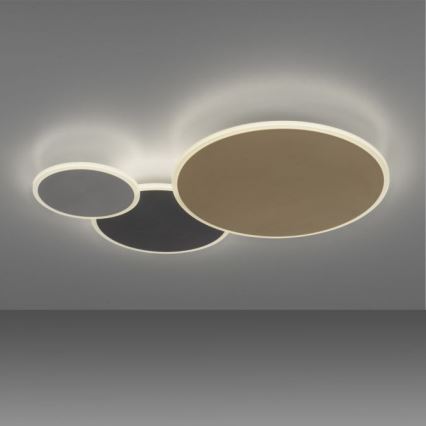 Paul Neuhaus 8007-70 - LED Prigušiva stropna svjetiljka Q-PIATO LED/35W/230V 2700-5000K Wi-Fi + daljinski upravljač