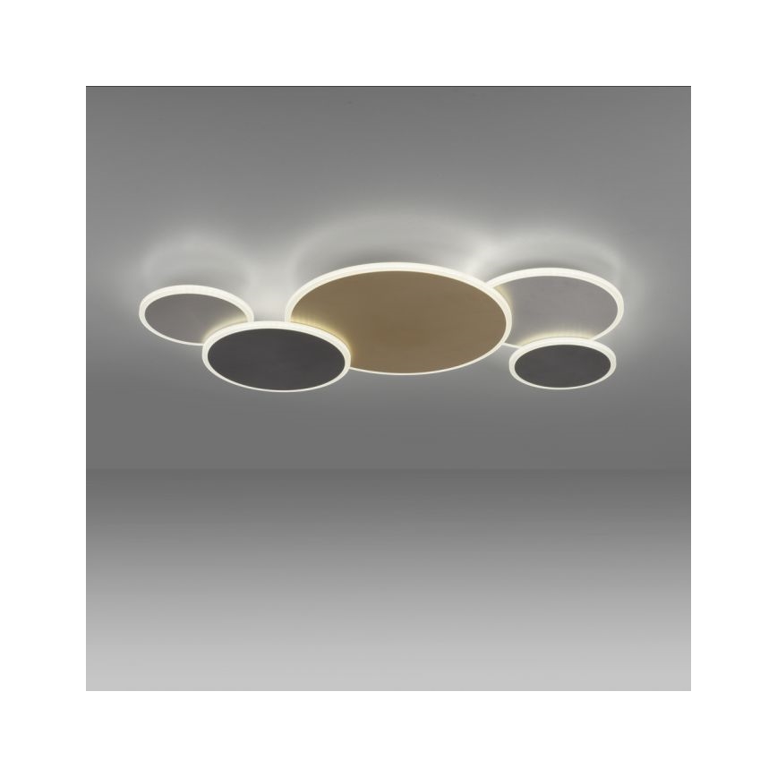Paul Neuhaus 8008-70 - LED Prigušiva stropna svjetiljka Q-PIATO LED/49W/230V 2700-5000K Wi-Fi + daljinski upravljač