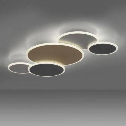 Paul Neuhaus 8008-70 - LED Prigušiva stropna svjetiljka Q-PIATO LED/49W/230V 2700-5000K Wi-Fi + daljinski upravljač